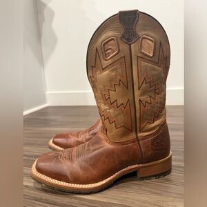 NWOT Double H Men's Brown Leather Western Boots